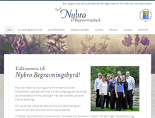 Tablet Screenshot of nybrobegravningsbyra.com